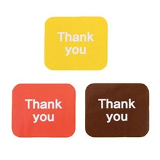 餐盒貼紙 黃色 120入+橙色 120入+棕色 120入, 混色, 1套