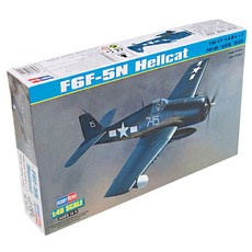 HobbyBoss 1:48 미국 F6F 5 NHellcat 프라모델, 1개