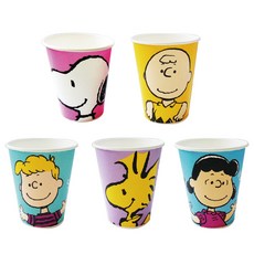 史努比領一次性紙杯 5 件 9 盎司, 1000入, 1個