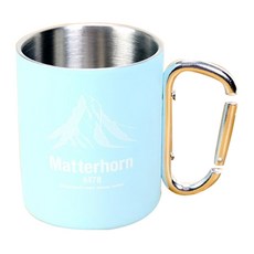 노마드캠핑 카라비너 루버 머그컵 300ml, Matterhorn, 1개