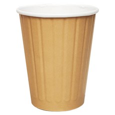 원타임팩 2중 버티컬 단열 종이컵 16oz 브라운, 25개입, 1개