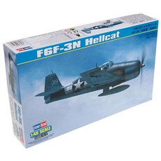HobbyBoss 1:48 미국 F6F 3 NHellcat 프라모델, 1개