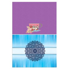 Roem Design 矽膠餐墊 一杯茶 + 蓮花, 2, 385 x 285 mm, 1個