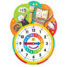 토이트론 리틀퓨처북 구름빵펜 말하고 노래하는 시계, 혼합 색상, 1개