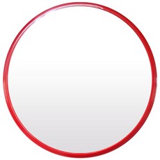 GOLDENBELL 圓形壁鏡 500mm, 73_08 紅色