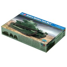 HobbyBoss 1:35 영국 VickerHeavyTank MKll 무선통신 Type 프라모델, 1개