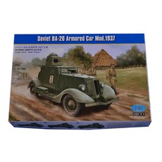 HobbyBoss 1:35 소련 BA 20장갑차1937년식 Type 프라모델, 1개