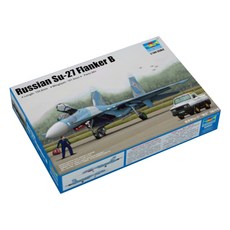 HobbyBoss 1:144 러시아 Su 27 Flanker B Type 전투기 프라모델, 1개