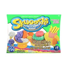 스쿠시 유아용 샌드클레이 디럭스 요리사세트 1 버거와 아이스크림, 랜덤 발송, 1개