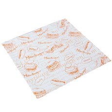 햄버거 포장지 주황, 150개입, 1개