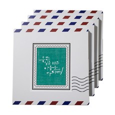 1AM 포스트 티 세트 루비 캐모마일, 무슨 일을 하든 캘리그라피 스티커 + 루비 캐모마일 티 백 1.5g + 편지지 패키지 + 봉합 스티커, 4세트