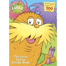 The Lorax Deluxe Doodle Book Paperback, Golden Books