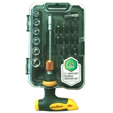 Handyman T 棘輪驅動器套組 24p, 1組