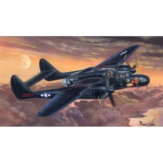 HobbyBoss 1:32 미국 P-61B Black Widow 전투기 프라모델, 1개