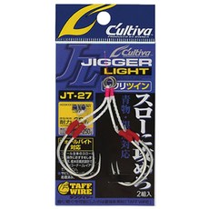 Cultiva Jigging 雙鉤 JT-27 釣魚鉤, 2件