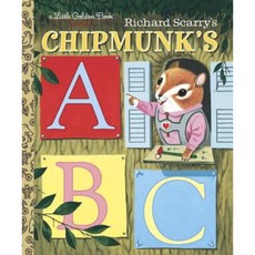Richard Scarry's Chipmunk's ABC Hardcover, Golden Books