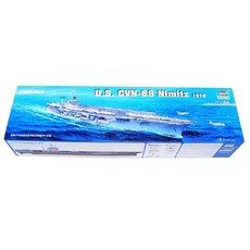 Trumpeter 1:500 US CVN68 NIMITZ 호 프라모델, 1개