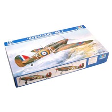 Trumpeter 1:24 영국 Hurricane Mk I 프라모델, 1개
