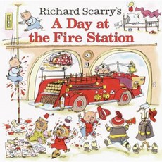 Richard Scarry's a Day at the Fire Station Paperback, Random House Books for Young Readers