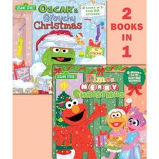 Elmo's Merry Christmas/Oscar's Grouchy Christmas (Sesame Street) Paperback, Random House Books for Young Readers