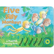 Five Silly Monkeys: A Playful Counting Book Board Books, Cartwheel Books