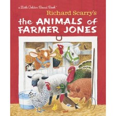 Richard Scarry's the Animals of Farmer Jones Board Books, Golden Books