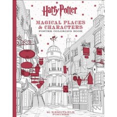 Harry Potter Magical Places & Characters Poster Coloring Book Paperback, Scholastic Inc.