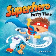 Superhero Potty Time Board Books, Golden Books