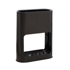 블럭마트 스탠드 현관 우산꽂이 정리함, 1개, 블랙