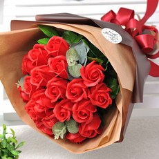 HAPPY WORLD 玫瑰花束 20朵, 紅色