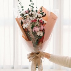 ASPASIA 簡棉玫瑰大花束, 粉紅色混合