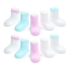 AGADDONG 嬰兒素色襪子 5雙