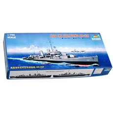 Trumpeter 1:700 미해군 The Sullivans 급 구축함 DD-537 프라모델, 1개