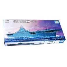 Trumpeter 1:700 미해군 CV-9 Essex 급 항공모함 프라모델, 1개