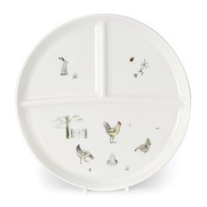 젠 레이첼바커 잉글리쉬가든 9디바이드 원형접시, 혼합 색상, 1개