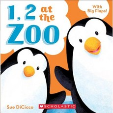 1 2 at the Zoo Board Books, Scholastic