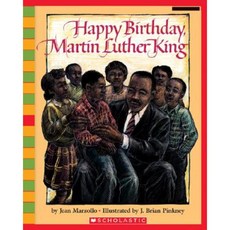 Happy Birthday Martin Luther King Jr. Paperback, Scholastic Paperbacks