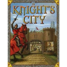 A Knight's City: With Amazing Pop-Ups and an Interactive Tour of Life in a Medieval City! Hardcover, Little Simon