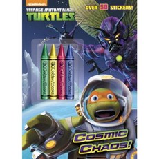 Cosmic Chaos! (Teenage Mutant Ninja Turtles) Paperback, Golden Books