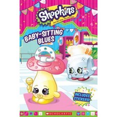 Baby-Sitting Blues (Shopkins: Reader with Stickers) Paperback, Scholastic Inc.