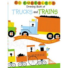 Ed Emberley's Drawing Book of Trucks and Trains Paperback, LB Kids