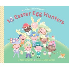 10 Easter Egg Hunters: A Holiday Counting Book Board Books, Alfred A. Knopf Books for Young Readers