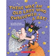 There Was an Old Lady Who Swallowed a Bat! (a Board Book):A Board Book, Cartwheel Books