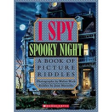 I Spy Spooky Night: A Book of Picture Riddles Hardcover, Scholastic