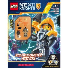 Stone Monsters Attack! (Lego Nexo Knights: Activity Book with Minifigure) Paperback, Scholastic Inc.
