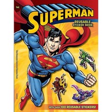 Superman: Reusable Sticker Book Paperback, HarperFestival