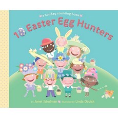 10 Easter Egg Hunters: A Holiday Counting Book Hardcover, Alfred A. Knopf Books for Young Readers