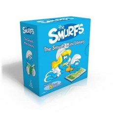 Smurfs Mini Library: Rise and Shine; Happy Smurfdays; Fun and Games; Making Music; Whatever the Weather Board Books, Simon Spotlight