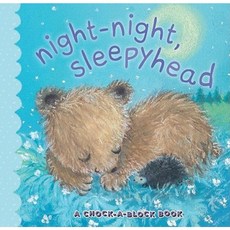 Night-Night Sleepyhead: A Chock-A-Block Book Hardcover, Little Simon