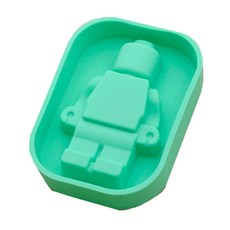 彩色模具 大型樂高 1孔 矽膠模具 2入, 隨機出貨